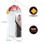 GNB 22.2V 6S 6500/8000/10000mAh Lithium Polymer Battery for Drones RC Helicopters Cars Boats XT60 XT90 XT150 Accessory